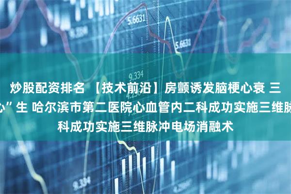 炒股配资排名 【技术前沿】房颤诱发脑梗心衰 三维脉冲重获“心”生 哈尔滨市第二医院心血管内二科成功实施三维脉冲电场消融术